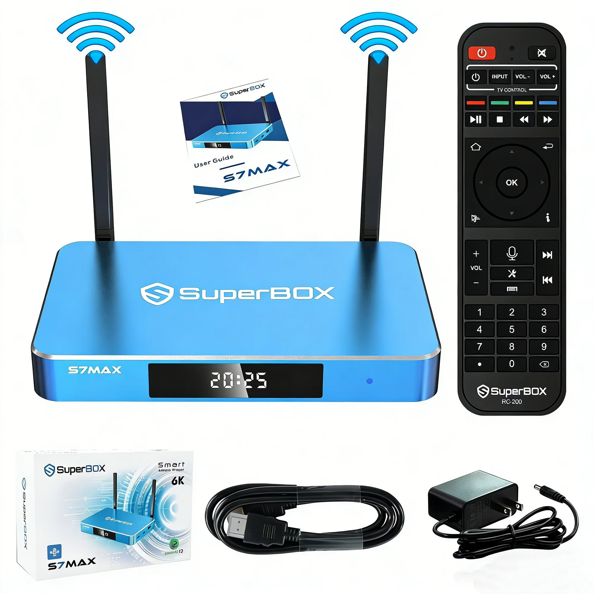 New Superbox S7 Max - 7 Day Time Shift Android Streaming - Same Day Shipping